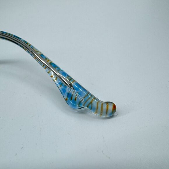 Vintage Genevieve Paris Eyeglasses Mo Lynn 53[]14 Translucent Blue used H12128 - Picture 9 of 10